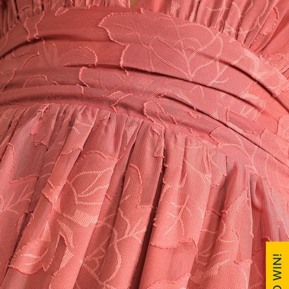 NWT Lulu’s Sweet Sophistication Vintage Rose Maxi Dress XL - Picture 4 of 7